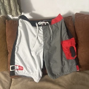 Men's Oakley Color Short Black Red and Gray Size 34 - Picture 1 of 12