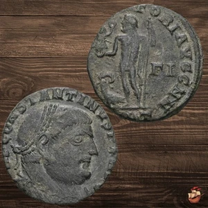 Byzantine Follis Coin - Constantine I - IOVI CONSERVATORI AVGG NN Antioch @i743 - Picture 1 of 6