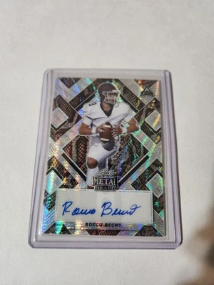 2022 Rocco Becht Leaf Metal Draft Snakeskin Autographed Card/5 - Image 1 of 2