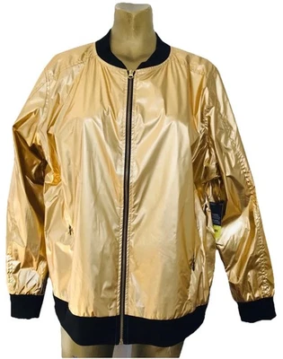 XERSION NWT $84 Gold UV Protective and Water Resistant WINDBREAKER JACKET 0X - Image 1 of 4