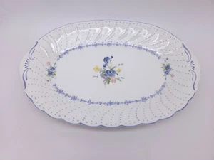 Nikko Fine China Blue Peony Oval Platter - Picture 1 of 7