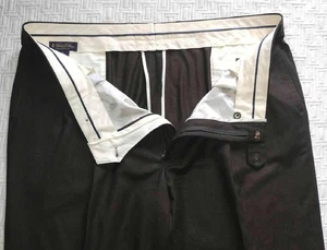 BROOKS BROTHERS Designer Herren GRAU ITALIENISCHE WOLLE Anzughose Gr. 40 (44) x 30 - Bild 1 von 6