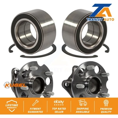 Front Rear Wheel Bearing And Hub Assembly Kit For 2009-2016 Toyota Venza FWD - Image 1 of 4