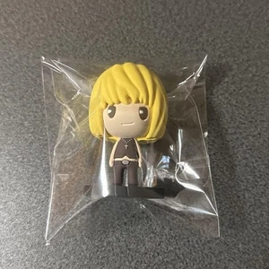 Death Note Mello Rubber Mascot Mini Figure Black Outfit Cross Necklace - Picture 1 of 2
