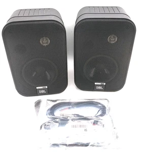 pair set of 2 JBL Control ONE Studio Bookshelf desk monitor Speakers WORKS! - Picture 1 of 14