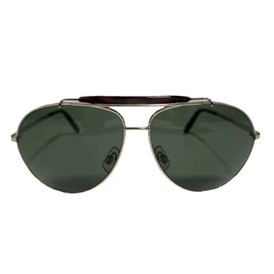 Dsquared2 DQ0119 Aviator Sunglasses Gold Metal Frames Black Lenses Italy 58-12 - Picture 1 of 9