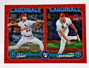 2024 Topps Update Leahy/Roycroft #US189 Rookie Combos RED Foil /199 Cardinals - Picture 1 of 2