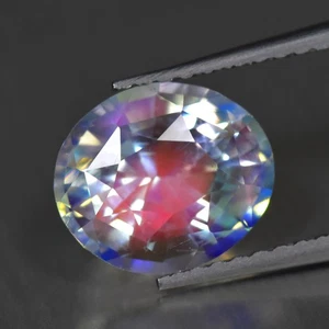 1.92Ct Incomparable "AAA+" Top Quality Natural Rainbow Moonstone _Madagascar - Picture 1 of 1