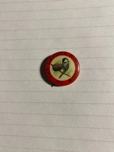 Vintage 1913 The Cayuga Bird Club button pinback - Picture 1 of 3