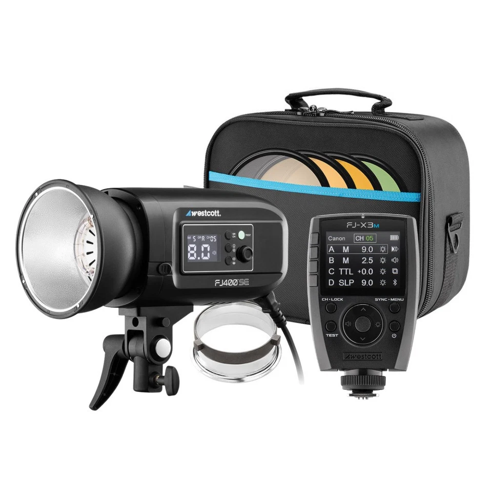 Westcott FJ400-SE Studio Strobe 400Ws (110V) with FJ-X3 Flash Trigger Bundle - Image 1 of 4
