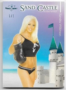 2025 BENCHWARMER GIRLS OF SUMMER KENDRA WILKINSON SAND CASTLE CARD ONE OF /1 1/1 - Picture 1 of 2