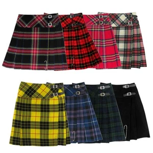 Tartanista Damen schottisches Tartan 20" knielanger Kilt Rock und Pin - 6-28 - Bild 1 von 29