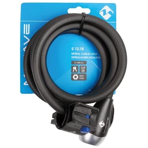 M-Wave S 12.18 Cable Lock - 12mm Diameter, Key Lock, Transparent Cover, 1800mm - Picture 1 of 2