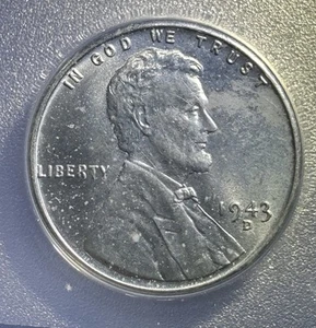 1943-D Lincoln Cent DDO-001 ANACS MS-64 - Picture 1 of 5