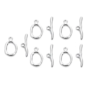5 Set Schmuck Schnalle Herstellung Teile Verschlüsse Verschlüsse Halskette Kette Verbinder - Bild 1 von 12