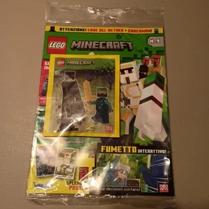 Lego Minecraft Magazine 9 con Minifigure Eroe del Nether Enderman - NUOVO - Picture 1 of 1