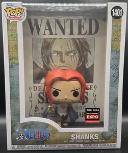 Funko POP! Anime: One Piece 'Shanks' Wanted Poster #1401 2024 Expo Vinyl Figure - Picture 1 of 6