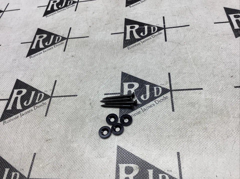 Juego de virolas de buje de tornillos de montaje de cuello para guitarra eléctrica Peavey Wolfgang Foto 1 de 3