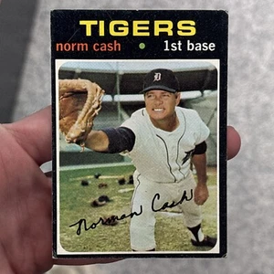 1971 Topps #599 Norm Cash BASEBALL Detroit Tigers - Picture 1 of 2