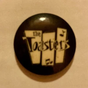 THE TOASTERS ULTRA RARO VINTAGE AÑOS 80 CLÁSICO LOGOTIPO PIN/INSIGNIA AMERICAN SKA LOCURA - Imagen 1 de 2