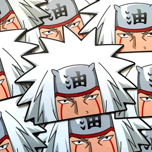 CALCOMANÍA DE COCHE JIRAIYA ANIME PEEKER NARUTO SHIPPUDEN - Imagen 1 de 1