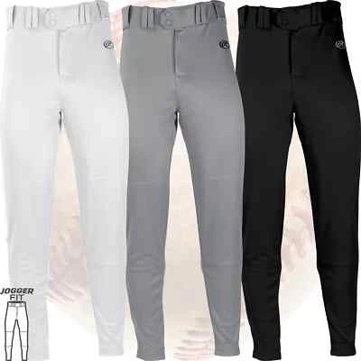 Pantalones de béisbol Rawlings Launch Jogger Tweener jóvenes niños - Artículo # YLNCHJG Foto 1 de 2