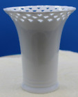Vintage Mikasa White Bridal Lace Vase