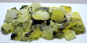 Raw Natural Yellow Brucite Crystal Cluster Lot 100 Gm - Unique & Rare Specimen - Picture 1 of 10