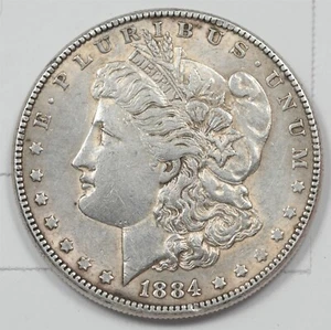 USA 1884 Silber Morgan Dollar AU/UNC U1944 Kombiversand - Bild 1 von 2