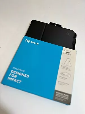 SPECK StyleFolio for iPad 2019-2021 Case New Damaged Open Packaging Black - NEW - Image 1 of 2