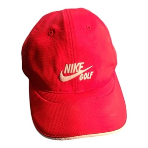 Nike Golf The BOG Unisex Cap Light Red Adjustable Buckle Strap - Picture 1 of 3