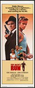 EDDIE MACON'S RUN - 14""x36"" Póster de Película Original Inserto ENROLLADO Kirk Douglas - Imagen 1 de 1