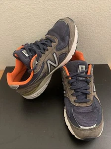 New Balance 990v4 Women Size 9 B Running Shoes Made In USA W990NV4 Navy - Picture 1 of 10