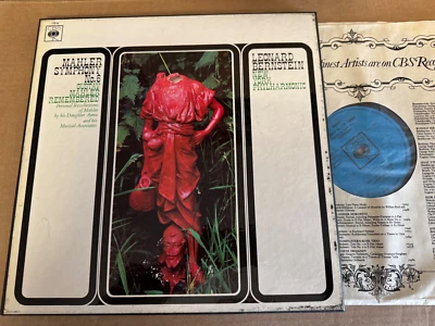 CBS 77215 Mahler Symphony No. 6  Leonard Bernstein 2 LP box - Image 1 of 3