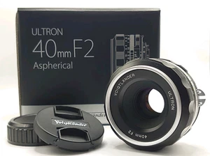 Voigtländer Ultron 40mm F2 SL IIs Lens for Nikon-F in BOX, listed from Japan - Picture 1 of 24