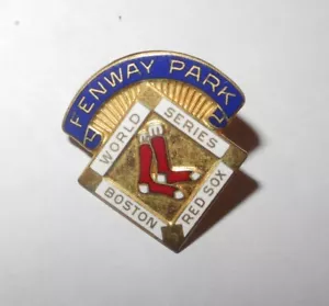 1967 Baseball Boston Red Sox World Series Press Pin Button Fenway Park Balfour - Picture 1 of 2