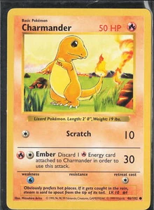 Base Set (Shadowless) #046/102 Charmander - Bild 1 von 2