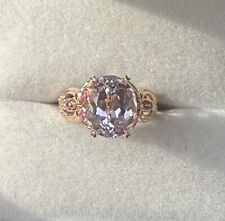 Fancy 14K Rose Gold Oval Pink Sapphire & Kunzite  Michael Valitutti Ring