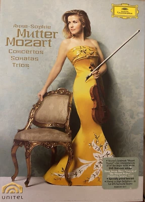 Box SET 5 DVD s  "MOZART"  Concertos-Sonatas-Trios-" Anne-Sophie-Mutter" - Bild 1 von 2