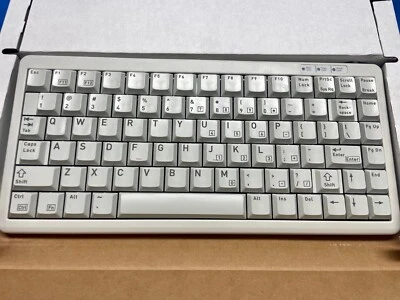 *NEW* CHERRY G84-4100 PS2/USB 83-KEY WHITE TKL MECHANICAL INDUSTRIAL KEYBOARD - Image 1 of 4