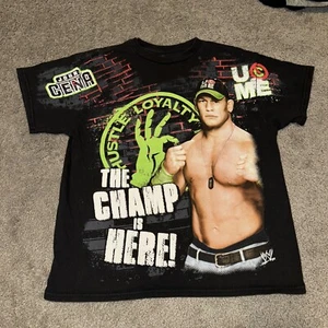 WWE John Cena T Shirt Youth Small U Can’t See Me Black Wrestling 2017 - Picture 1 of 5
