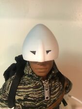 Custom Made GI Joe Bullet Man Inspired White Helmet