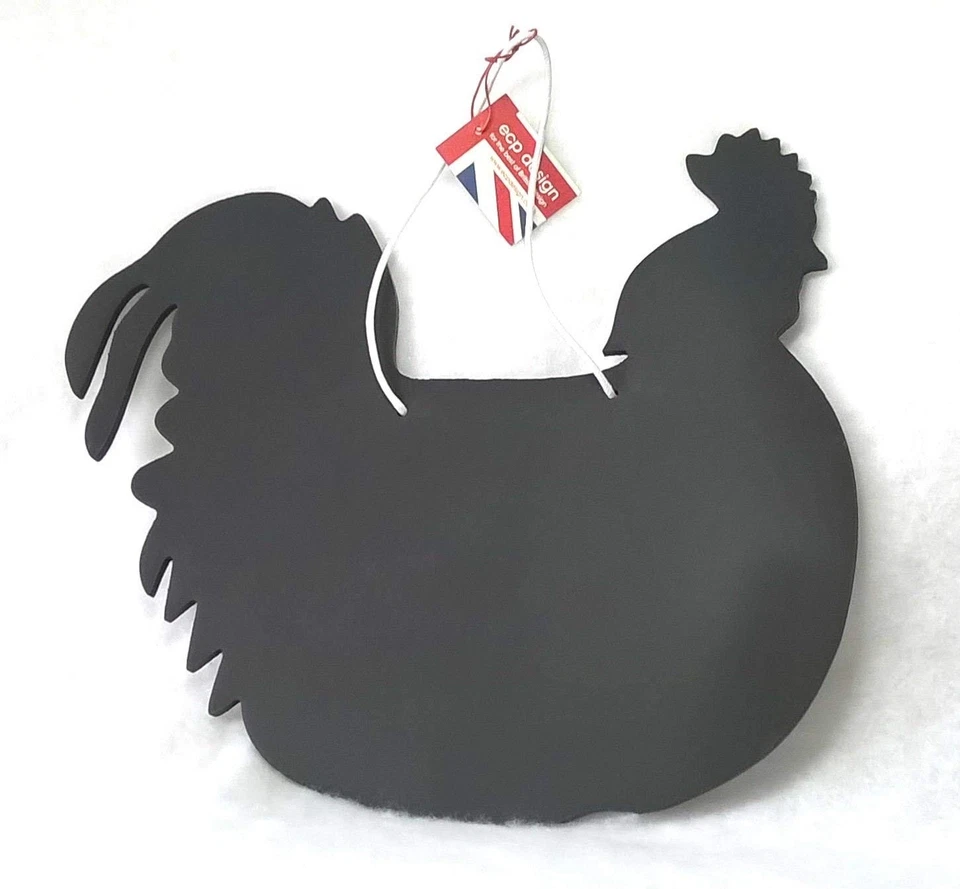 Natural Collection Cockerel Chalkboard 30 x 35cm by ECP Design - Image 1 of 1