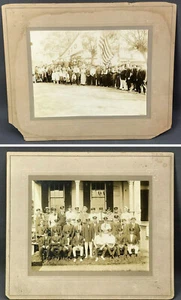 Fotos de albúmina de c.1900 de venta libre británicas o de EE. UU. Cuerpo de Entrenamiento de Oficiales de la Reserva Naval - Imagen 1 de 12