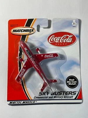 Matchbox 2000 Sky Busters Coca Cola Jet Plane Coke - Image 1 of 4