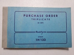 Orden de Compra Vintage Triplicado Rediform Stock 1 H 133 - Imagen 1 de 4