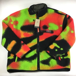 Nike Jordan Flight Sherpa Jacket Infrared Spray Men’s Size 2XL DV1611-612 New - Picture 1 of 9