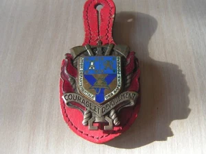 INSIGNE sapeur pompier union departementale vers 1950 - Imagen 1 de 2