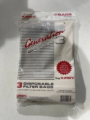 ￼ Kirby Generation Three And Heritage Filter Bags Original  #197289￼ - Image 1 of 4
