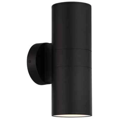 Access Lighting 2-Light Black LED Outdoor Wall Lantern Sconce (1-Pack) - Image 1 of 4